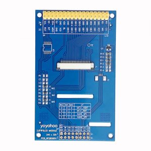 亦亚徽小尺寸液晶屏转接板电阻/电容触摸引脚说明